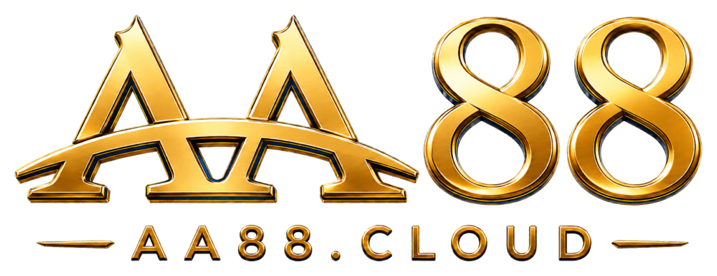 Logo chính thức của website AA88 cloud Logo nhận diện thương hiệu AA88 cloud